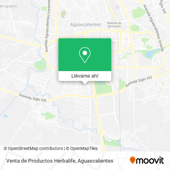 Mapa de Venta de Productos Herbalife