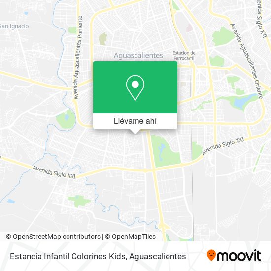 Mapa de Estancia Infantil Colorines Kids