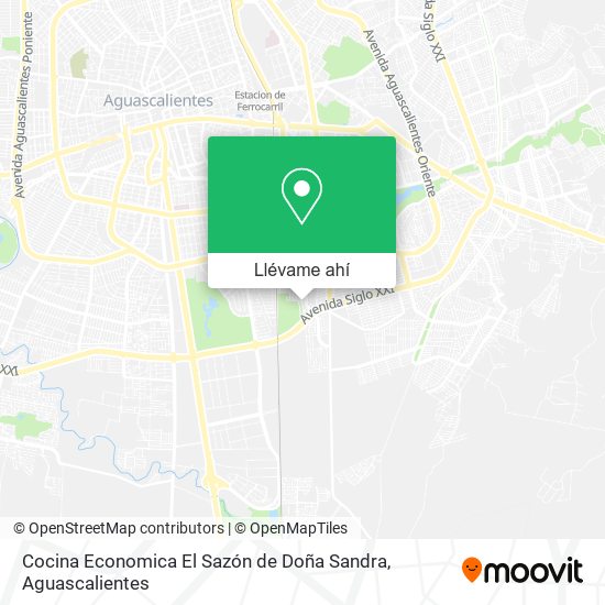 Mapa de Cocina Economica El Sazón de Doña Sandra
