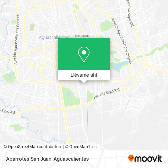 Mapa de Abarrotes San Juan