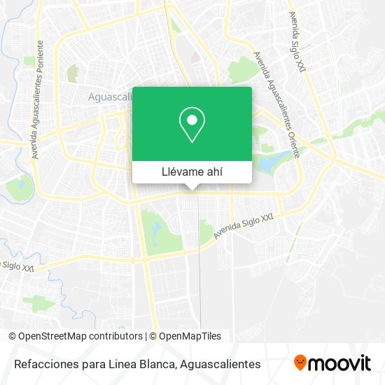 Mapa de Refacciones para Linea Blanca