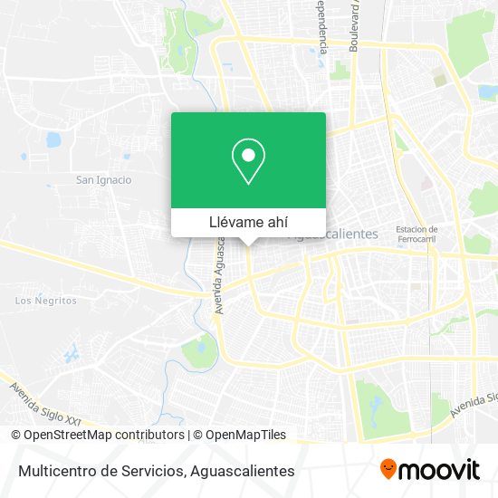 Mapa de Multicentro de Servicios