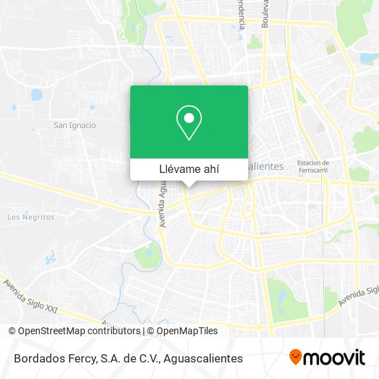 Mapa de Bordados Fercy, S.A. de C.V.