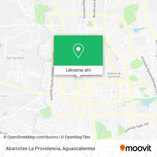 Mapa de Abarrotes La Providencia