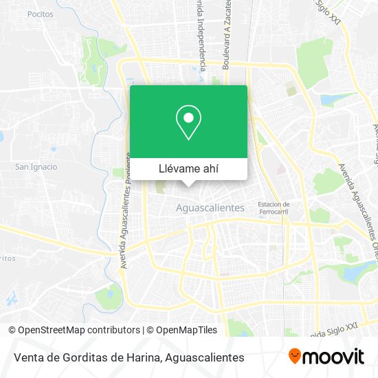 Mapa de Venta de Gorditas de Harina