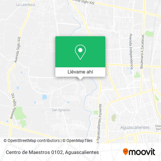 Mapa de Centro de Maestros 0102