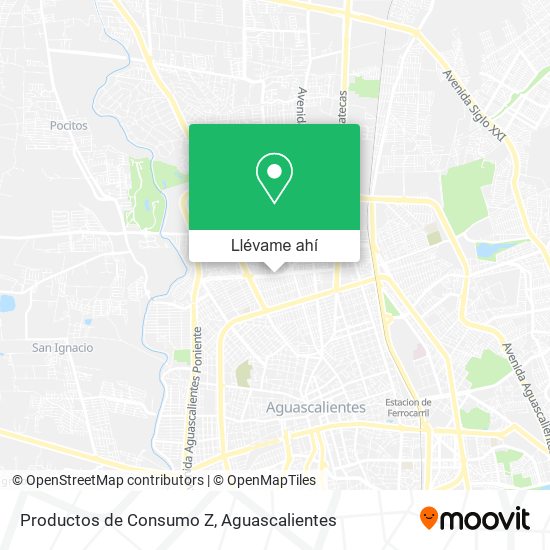 Cómo llegar a Productos de Consumo Z en Aguascalientes en Autobús?