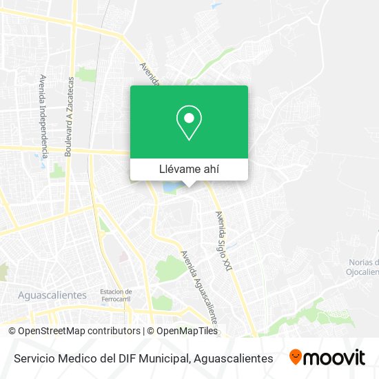 Mapa de Servicio Medico del DIF Municipal