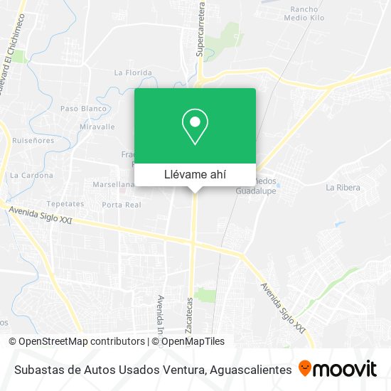 Mapa de Subastas de Autos Usados Ventura