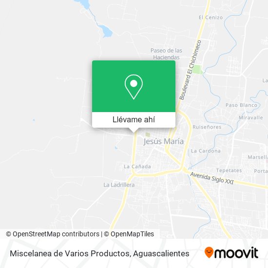 Mapa de Miscelanea de Varios Productos