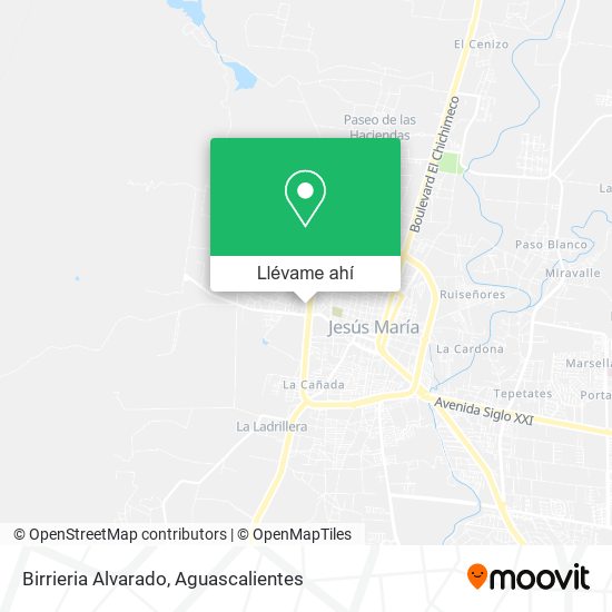 Mapa de Birrieria Alvarado