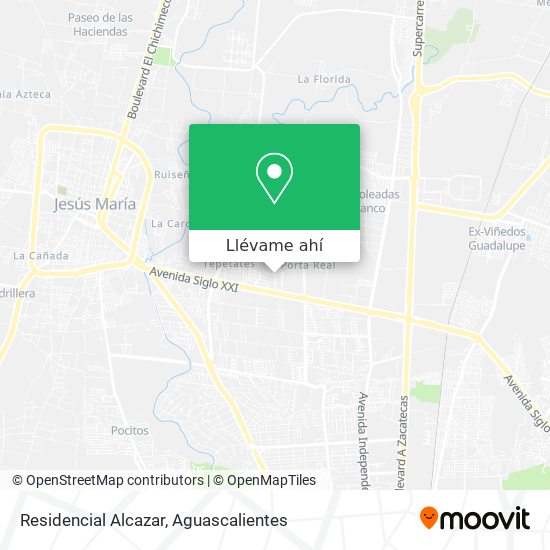 Mapa de Residencial Alcazar