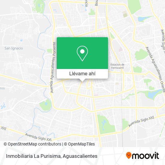 Mapa de Inmobiliaria La Purisima
