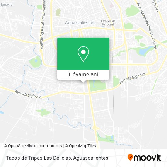 Mapa de Tacos de Tripas Las Delicias