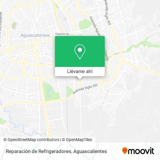 Mapa de Reparación de Refrigeradores