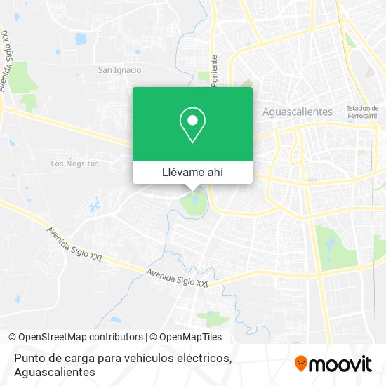 Mapa de Punto de carga para vehículos eléctricos