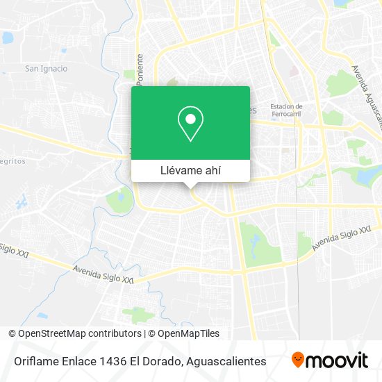 Mapa de Oriflame Enlace 1436 El Dorado