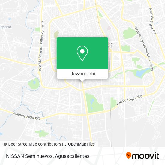 Mapa de NISSAN Seminuevos