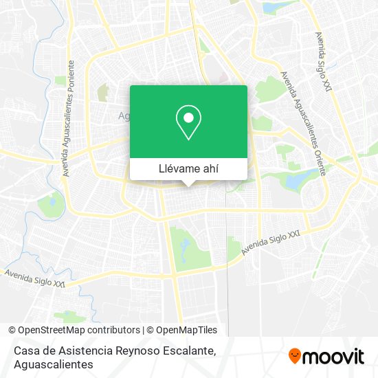 Mapa de Casa de Asistencia Reynoso Escalante