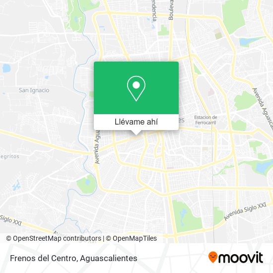 Mapa de Frenos del Centro