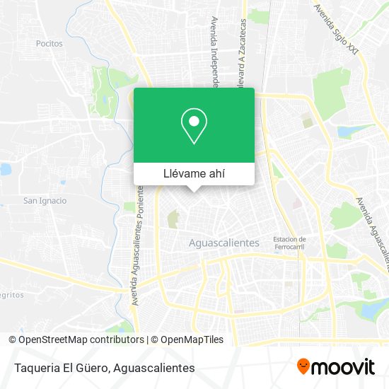 Mapa de Taqueria El Güero