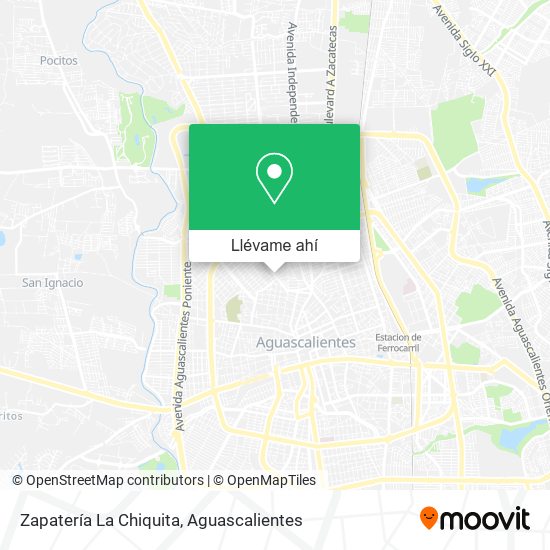 Mapa de Zapatería La Chiquita