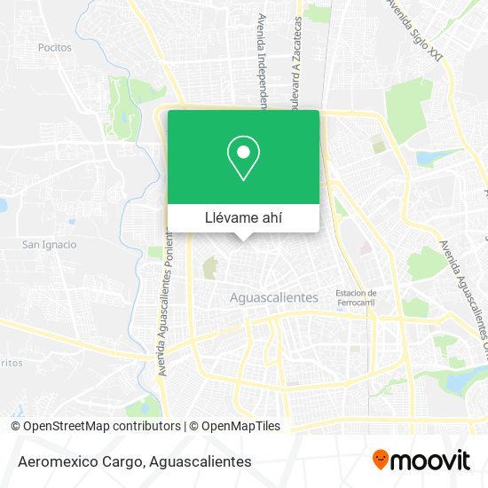 Mapa de Aeromexico Cargo