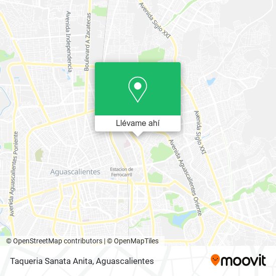 Mapa de Taqueria Sanata Anita