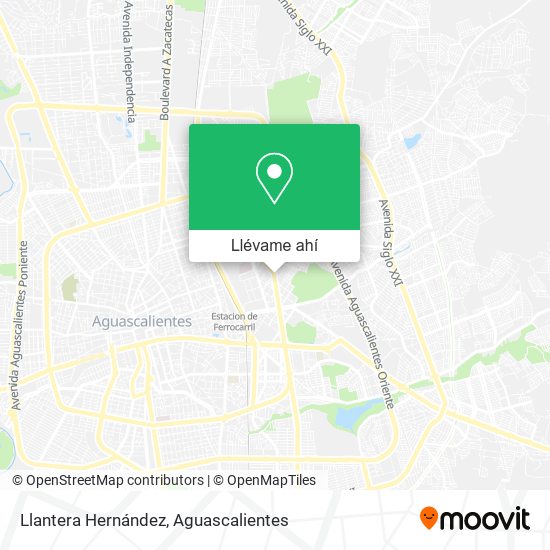 Mapa de Llantera Hernández