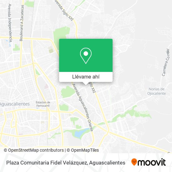 Mapa de Plaza Comunitaria Fidel Velázquez