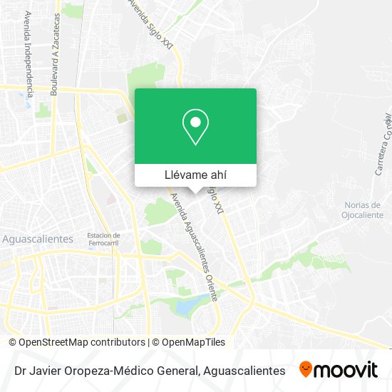 Mapa de Dr Javier Oropeza-Médico General