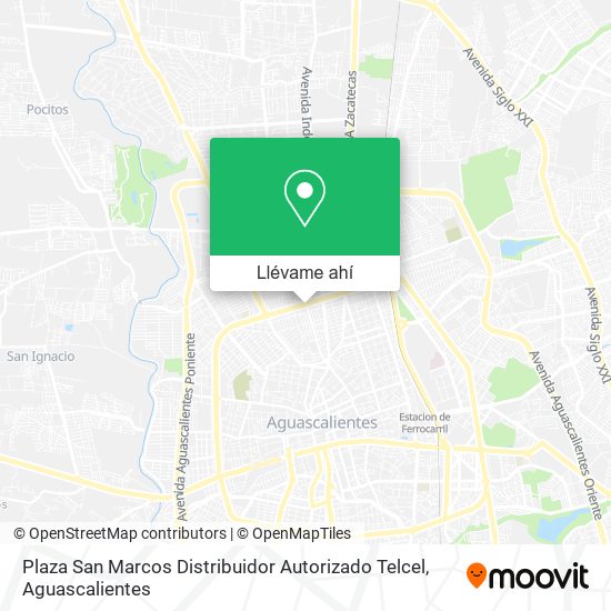 Mapa de Plaza San Marcos Distribuidor Autorizado Telcel