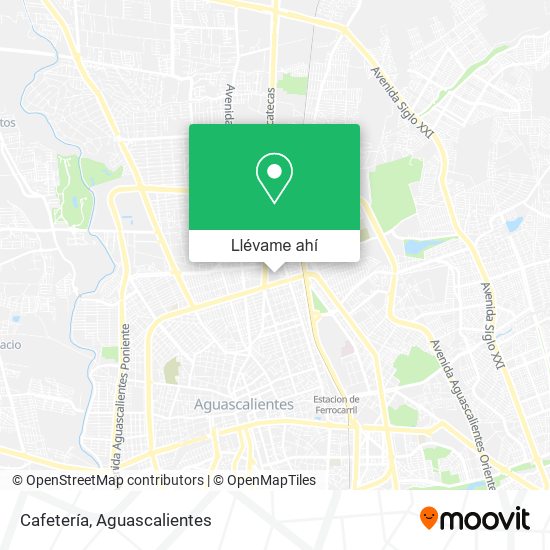 Mapa de Cafetería