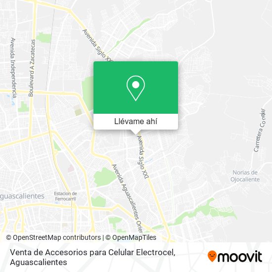 Mapa de Venta de Accesorios para Celular Electrocel