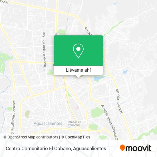 Mapa de Centro Comunitario El Cobano
