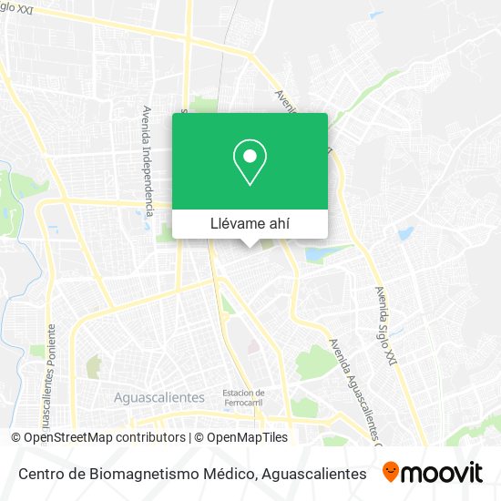 Mapa de Centro de Biomagnetismo Médico