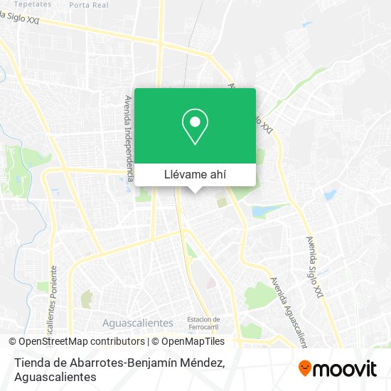 Mapa de Tienda de Abarrotes-Benjamín Méndez