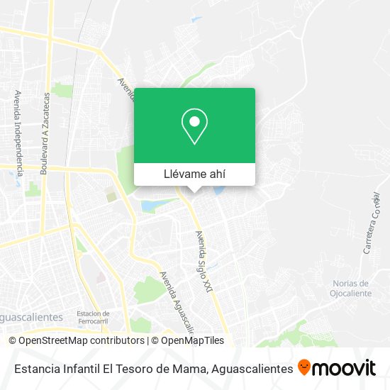 Mapa de Estancia Infantil El Tesoro de Mama