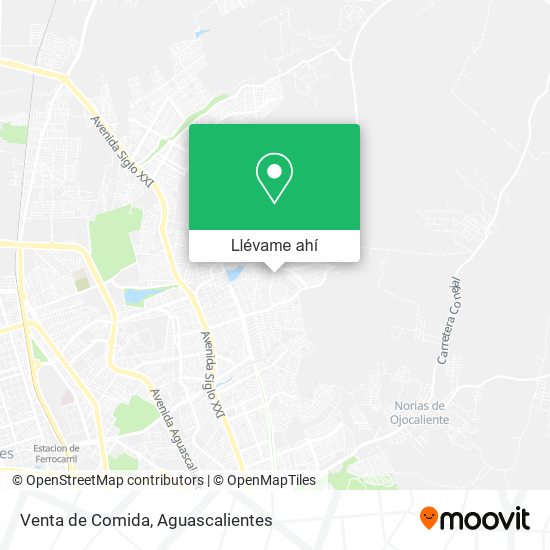 Mapa de Venta de Comida