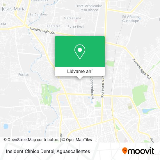 Mapa de Insident Clínica Dental