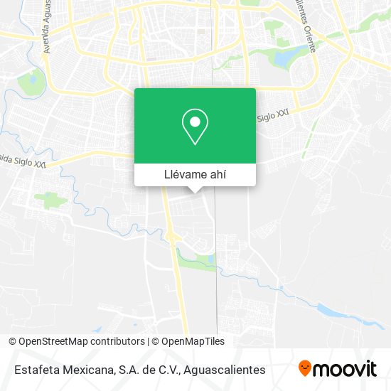 Mapa de Estafeta Mexicana, S.A. de C.V.