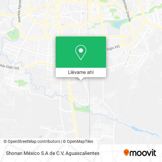 Mapa de Shonan México S.A de C.V