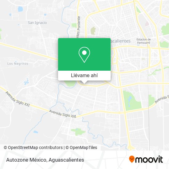 Mapa de Autozone México