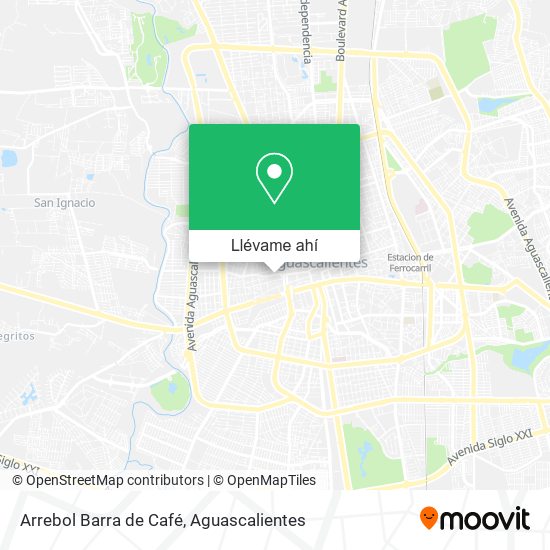 Mapa de Arrebol Barra de Café
