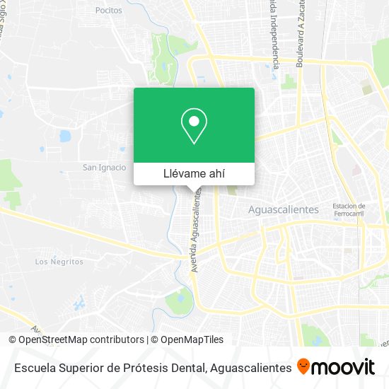 Mapa de Escuela Superior de Prótesis Dental