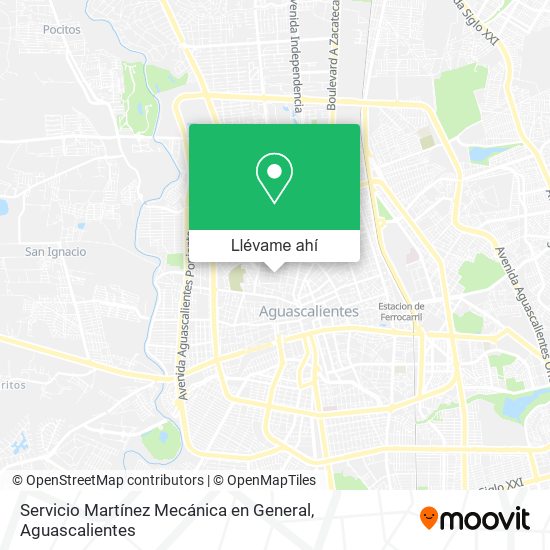 Mapa de Servicio Martínez Mecánica en General