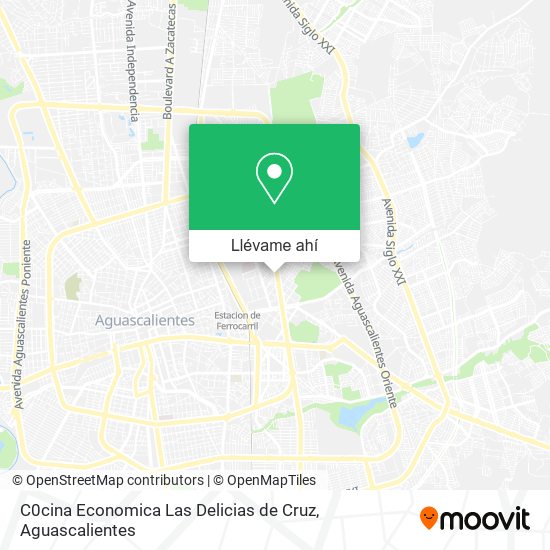 Mapa de C0cina Economica Las Delicias de Cruz
