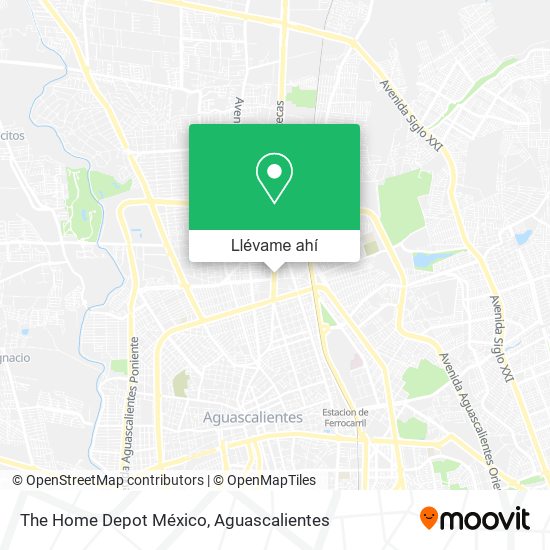 Mapa de The Home Depot México