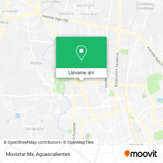 Mapa de Movistar Mx