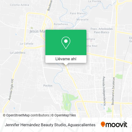 Mapa de Jennifer Hernández Beauty Studio
